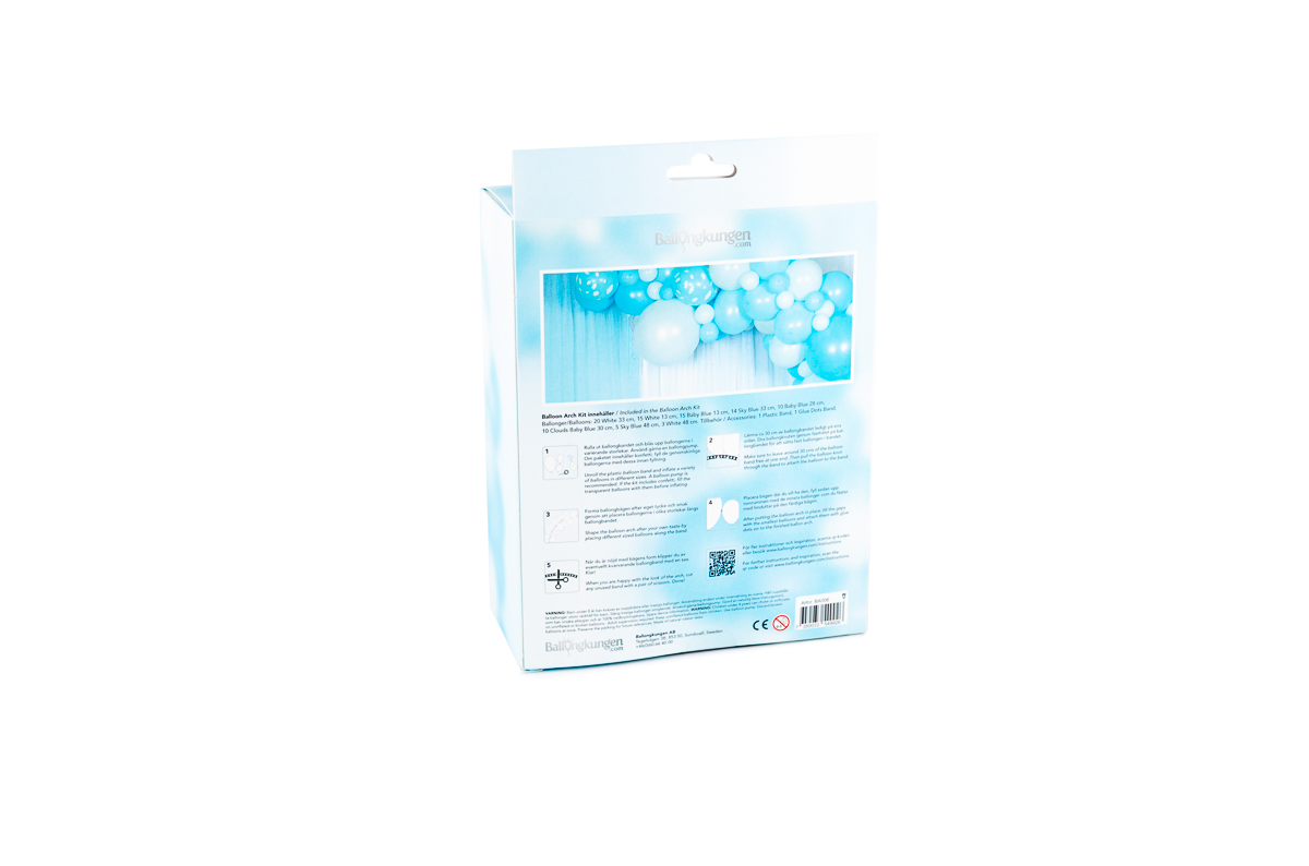 Ballongbåge Kit - Baby Blue - 2