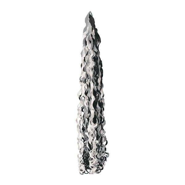 BALLONG TASSEL SVART/VIT