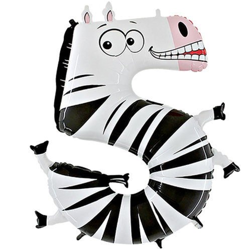 SIFFERBALLONG 5 ZEBRA