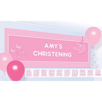 PERSONLIG BANNER ROSA