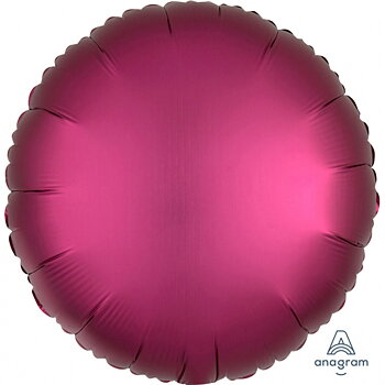 RUND- "Satin Luxe Pomegranate" 43 CM