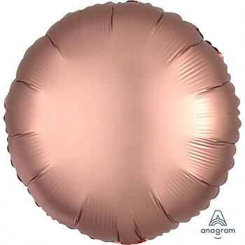 RUND- "Satin Luxe Rose Copper"  43 CM