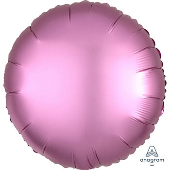 RUND- "Satin Luxe Flamingo"  43 CM