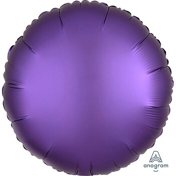 RUND- "Satin Luxe Purple Royale" 43 CM