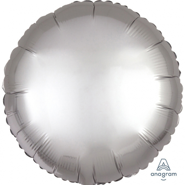 RUND- "Satin Luxe Platinum"  43 CM