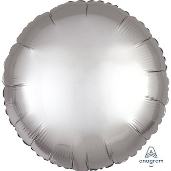 RUND- "Satin Luxe Platinum"  43 CM