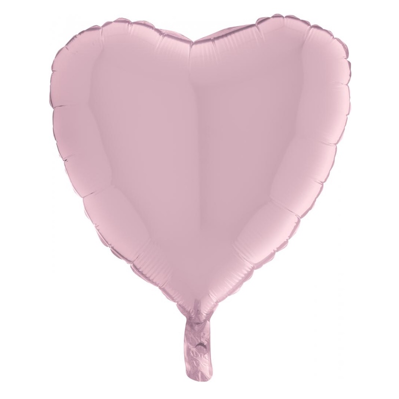 PASTELLROSA HJÄRTA  45CM