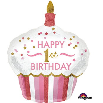 CUPCAKE FOLIEBALLONG- ROSA
