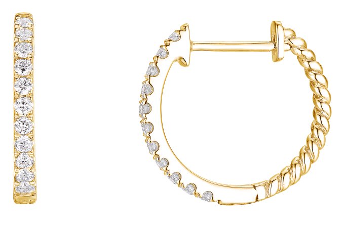 Diamond hoops rope small - 2
