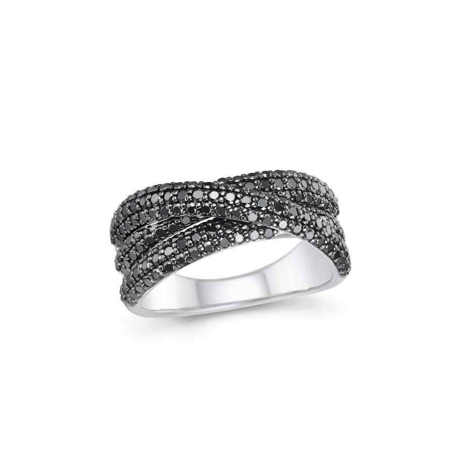TRIPLE BRILLIANT CUT PAVÉ BLACK