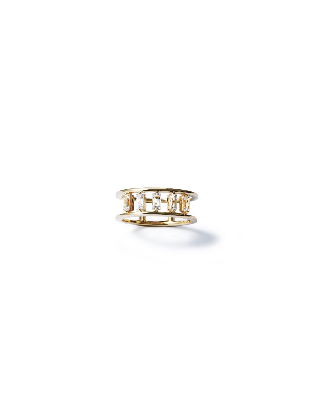 baguette cut topaz ring