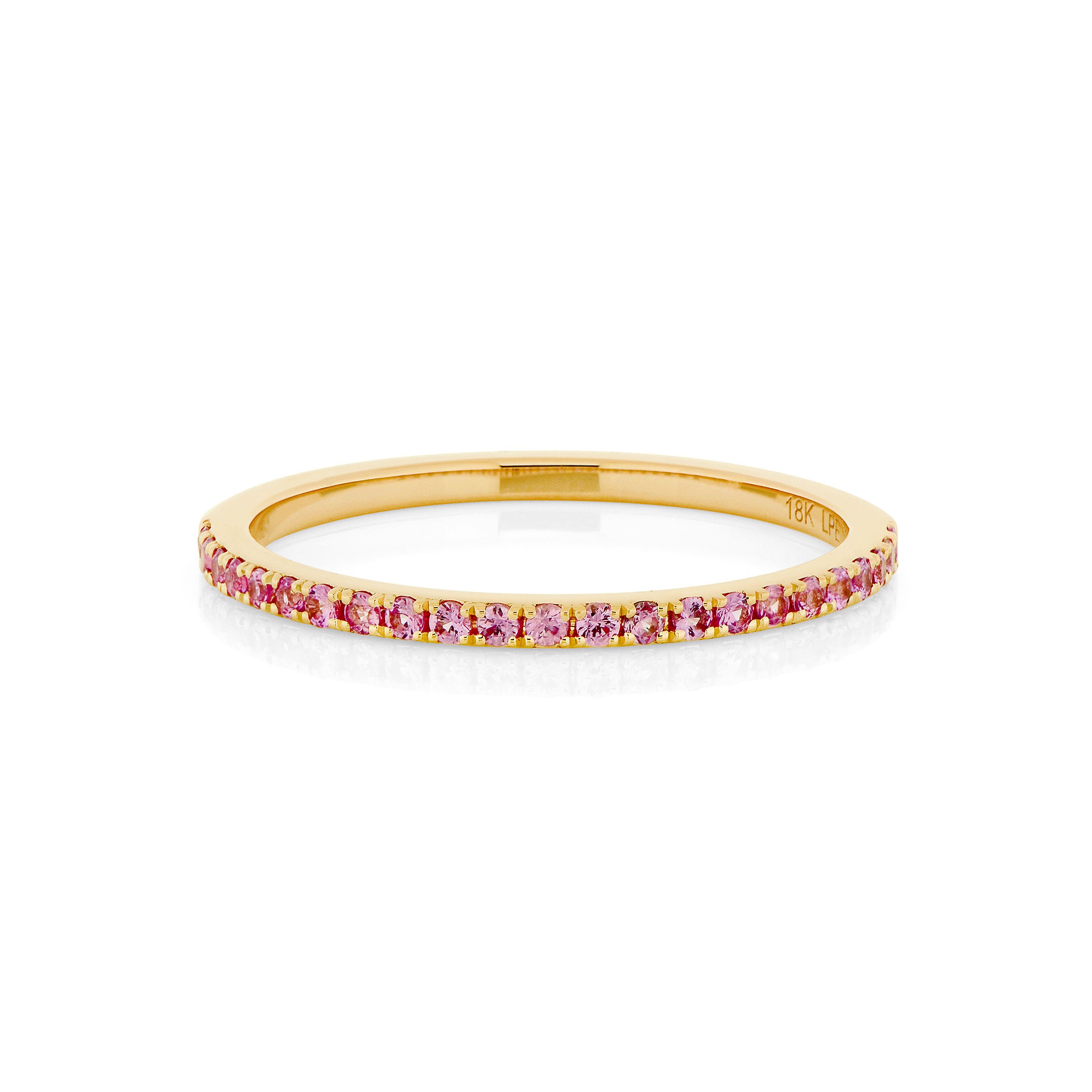 STACKRING COLORI PINK SAPPHIRE