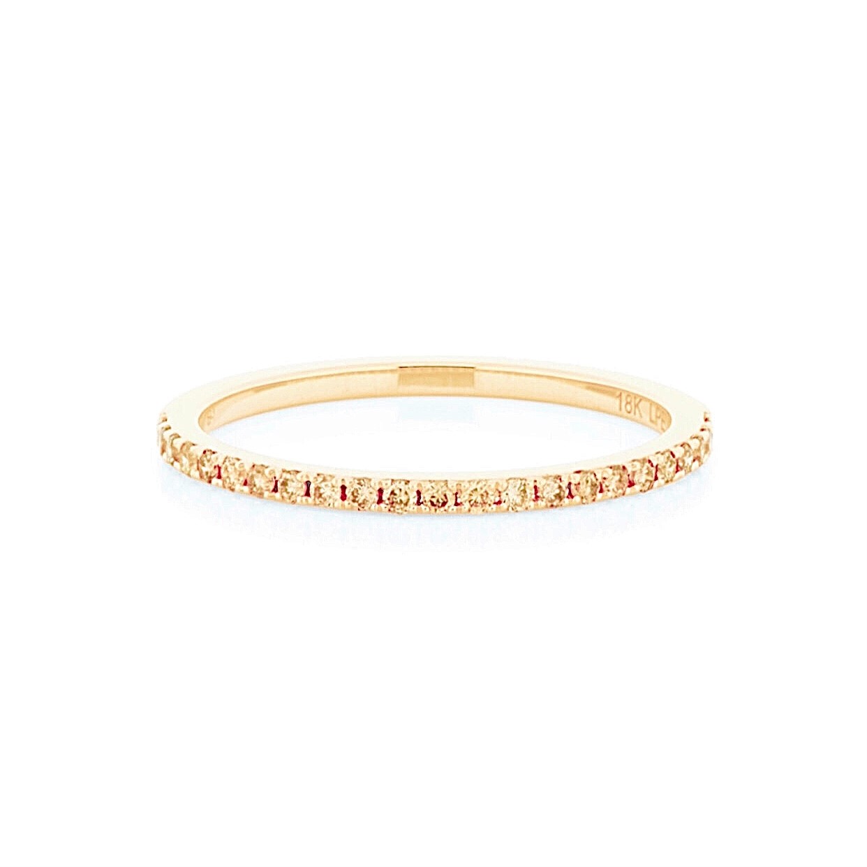 STACKING RING COLORI BROWN DIAMONDS