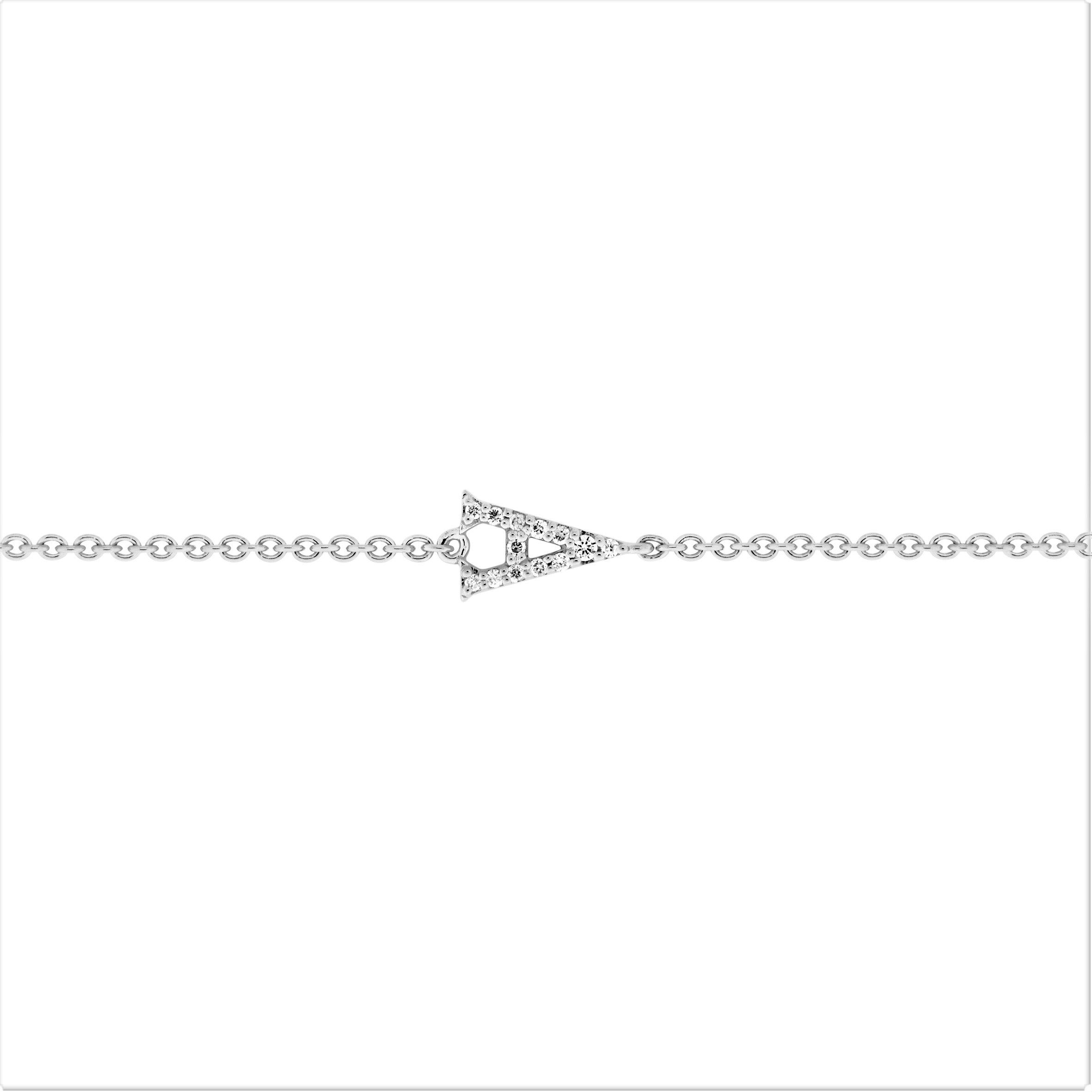 DIAMOND LETTER BRACELET - 8