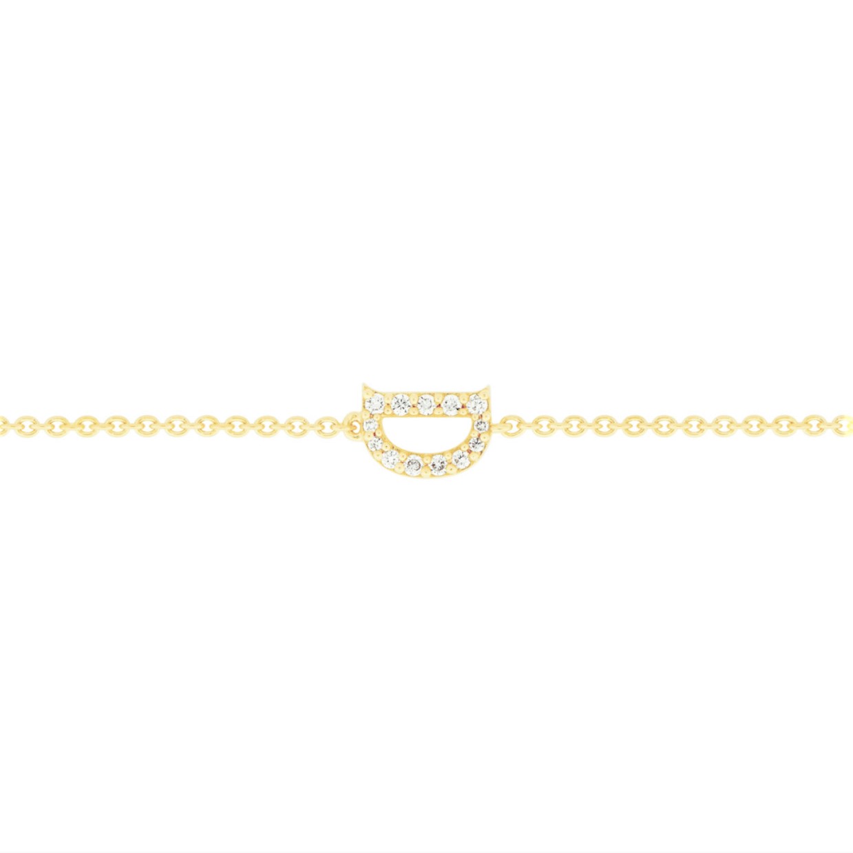 DIAMOND LETTER BRACELET - 11
