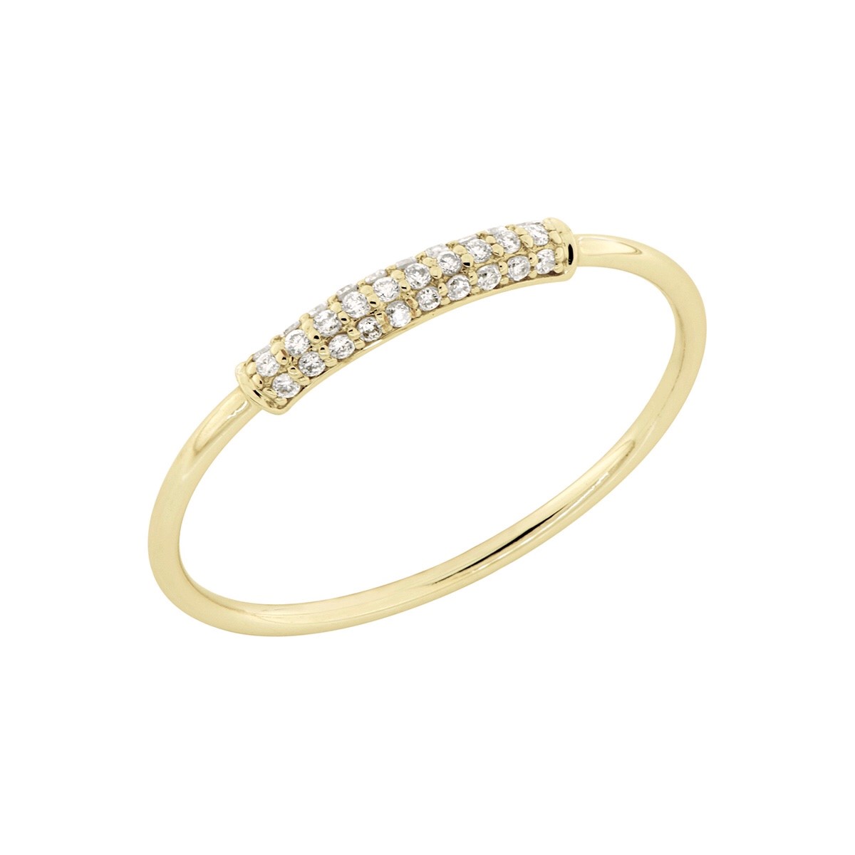diamond ring petite pave´