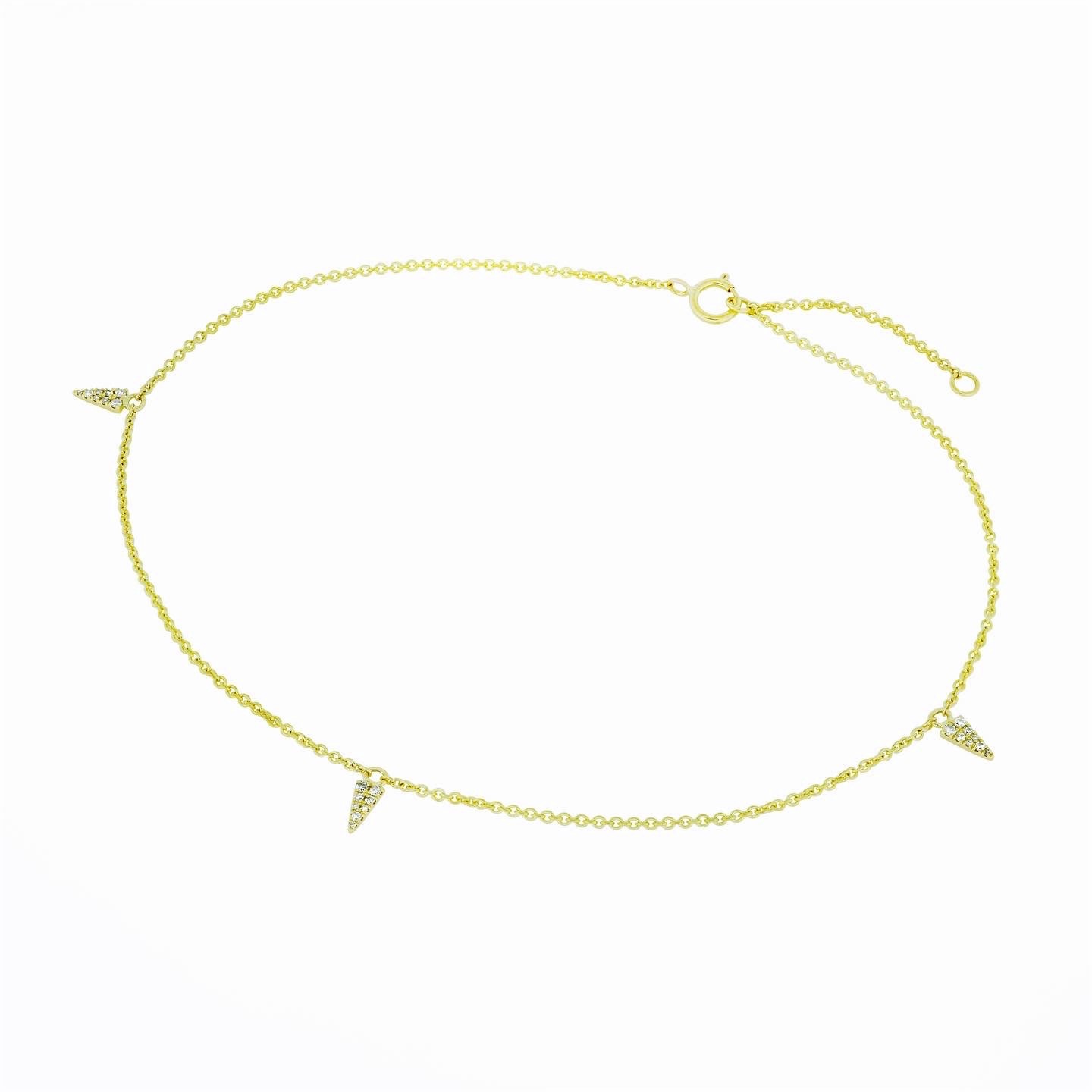  diamond spear bracelet