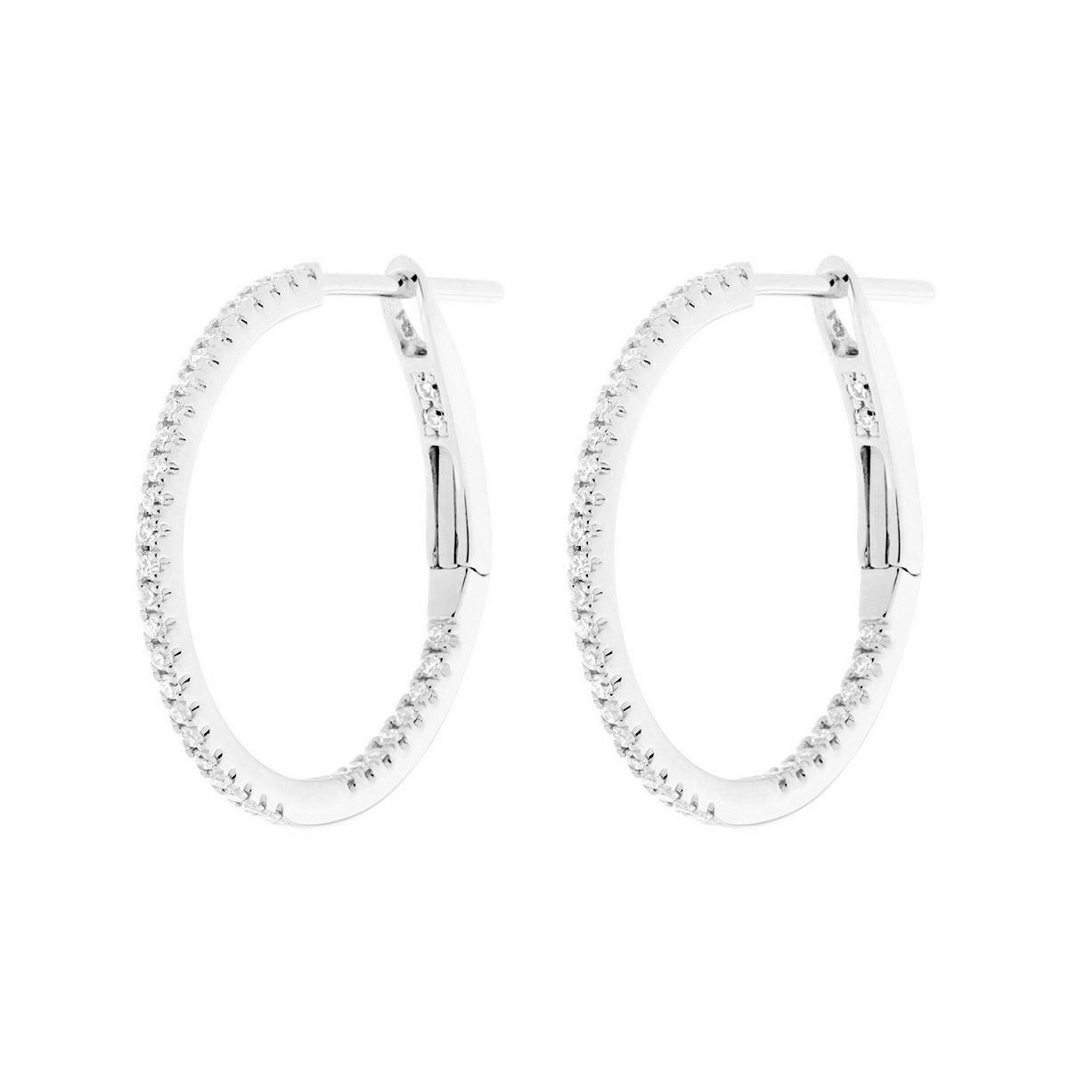 Diamond hoops slim - 2