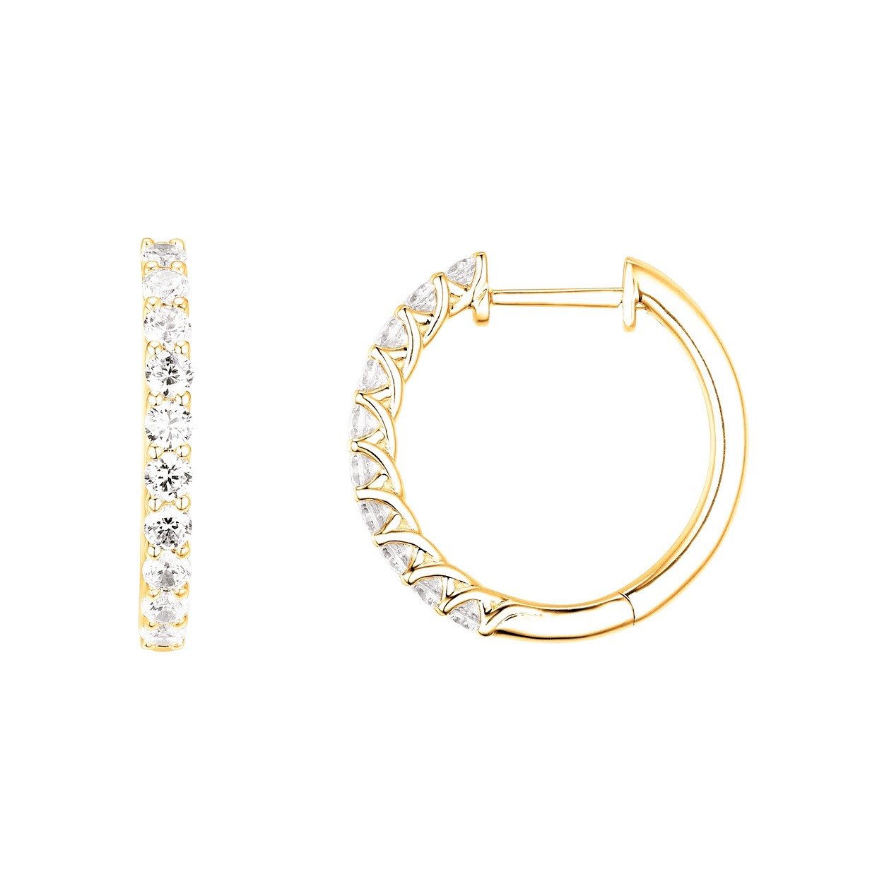 DIAMOND CREOLES WAVE - 2