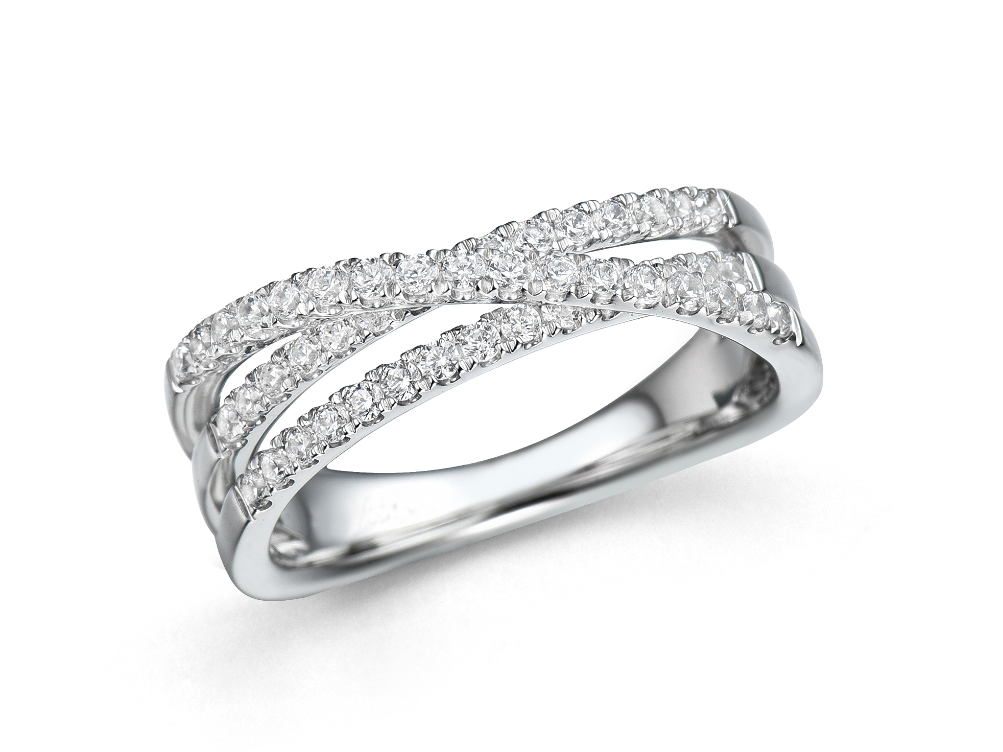 Diamantring  omlott triple