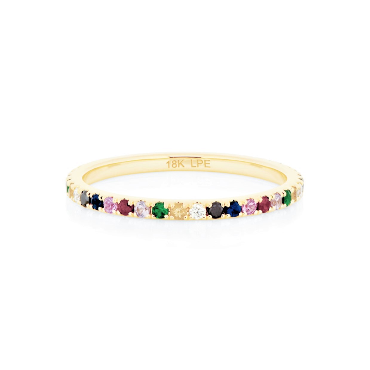 RAINBOW ETERNITY RING