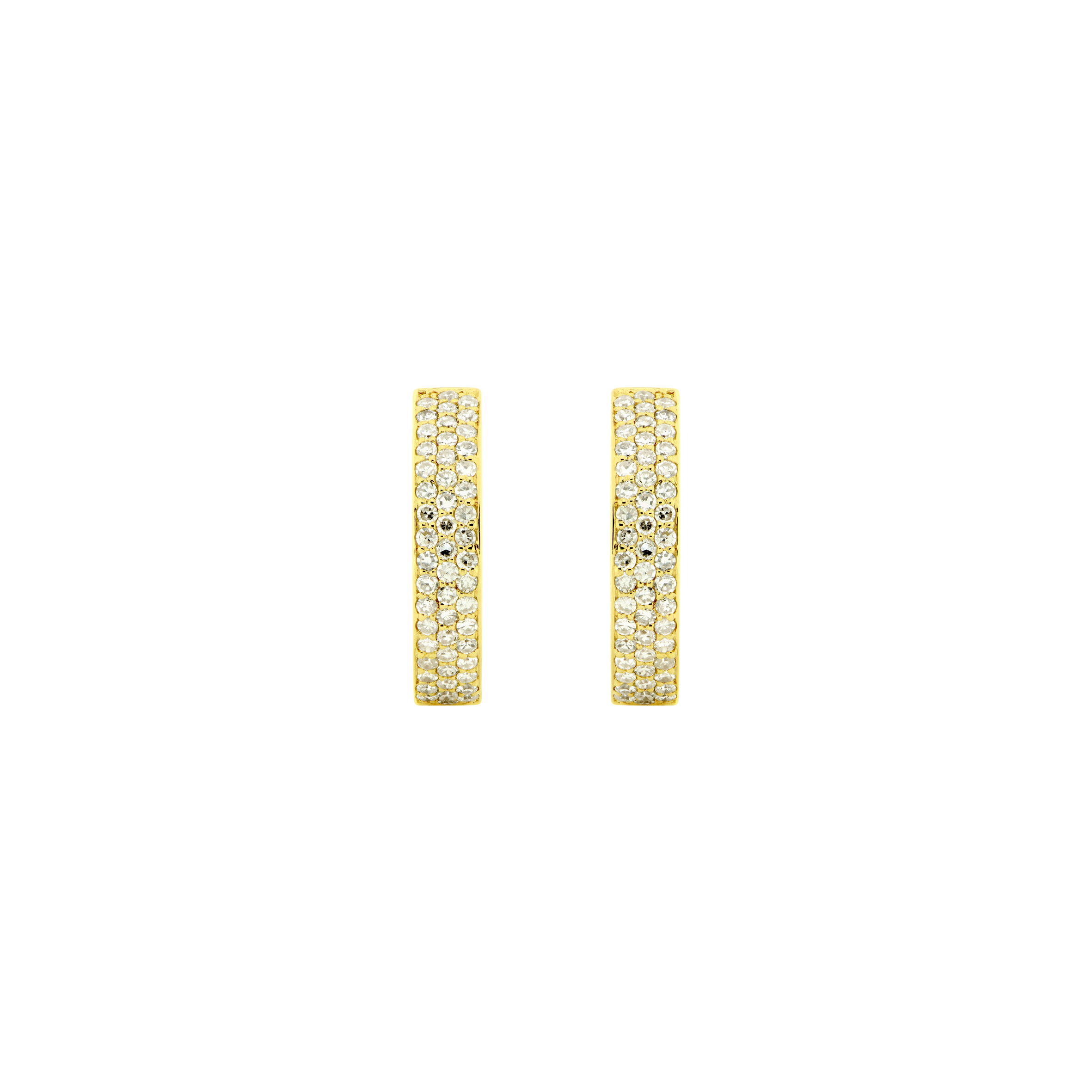 Diamond creoles  wide