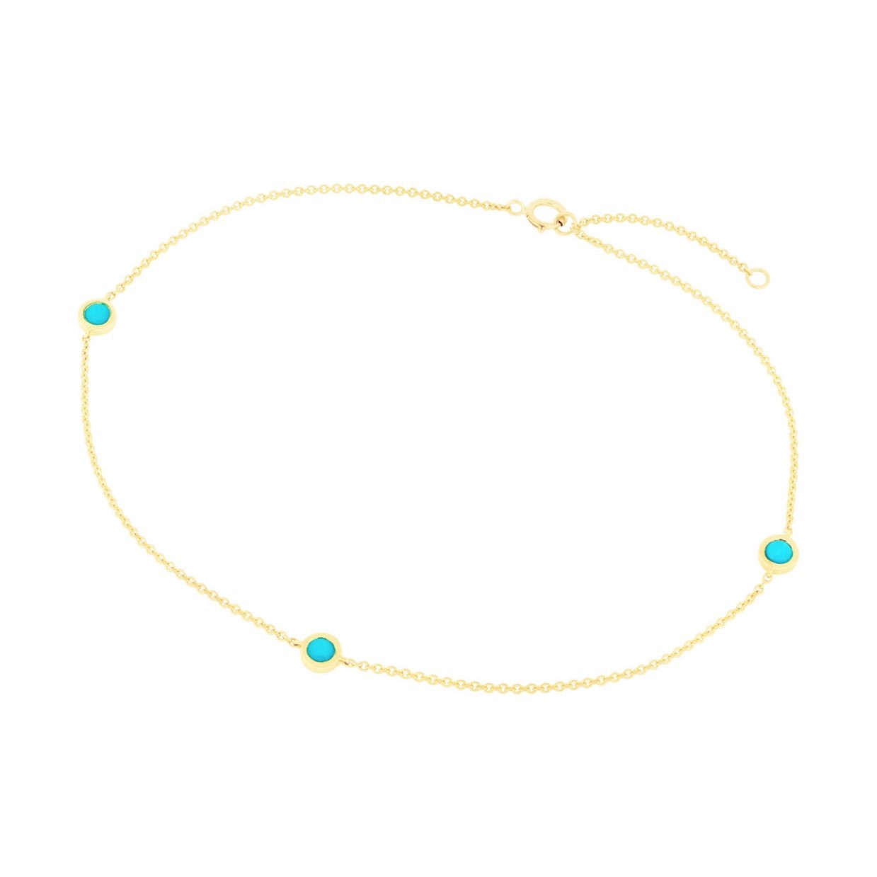 TURQUOISE ANKLET