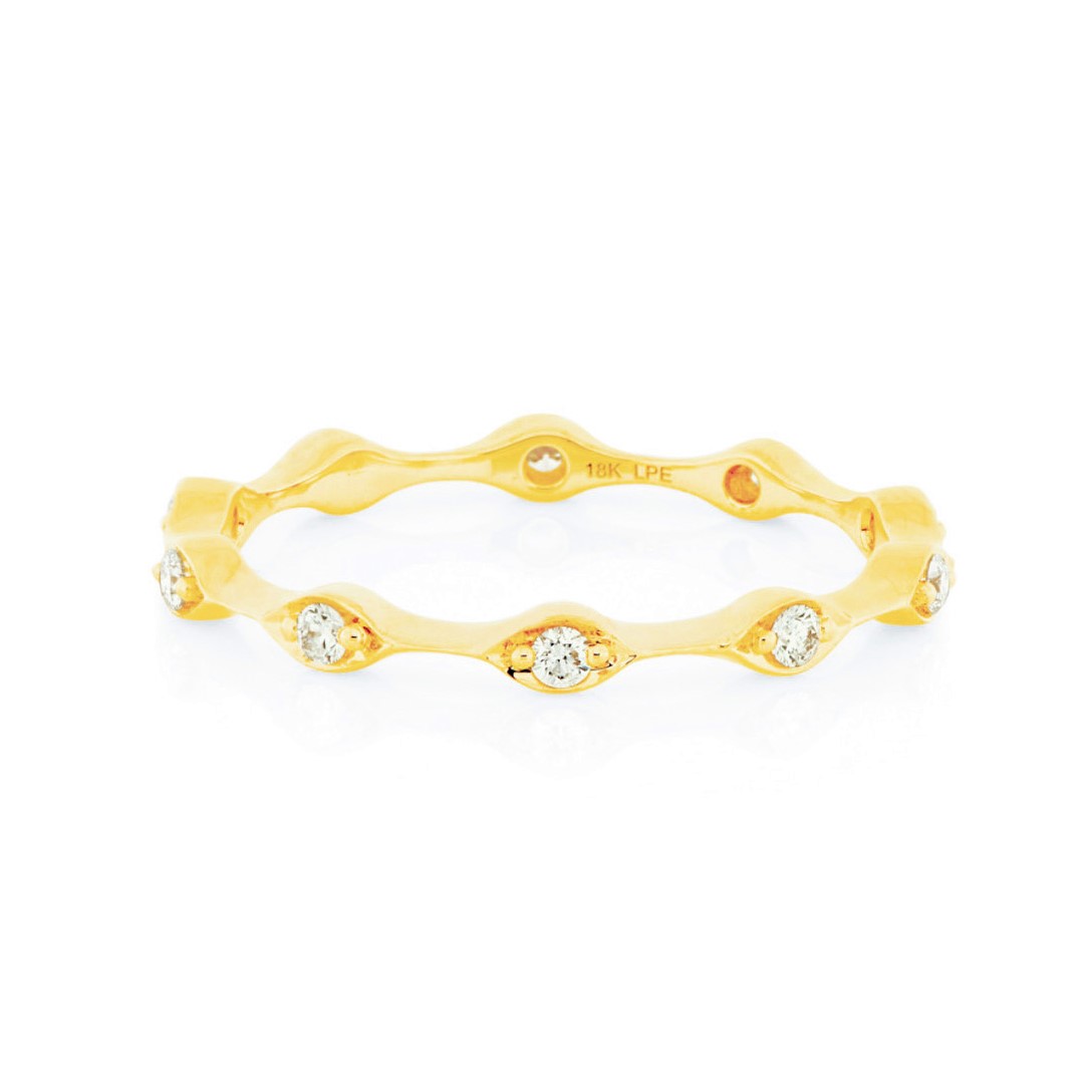 ‍DIAMOND  OVAL BALL RING