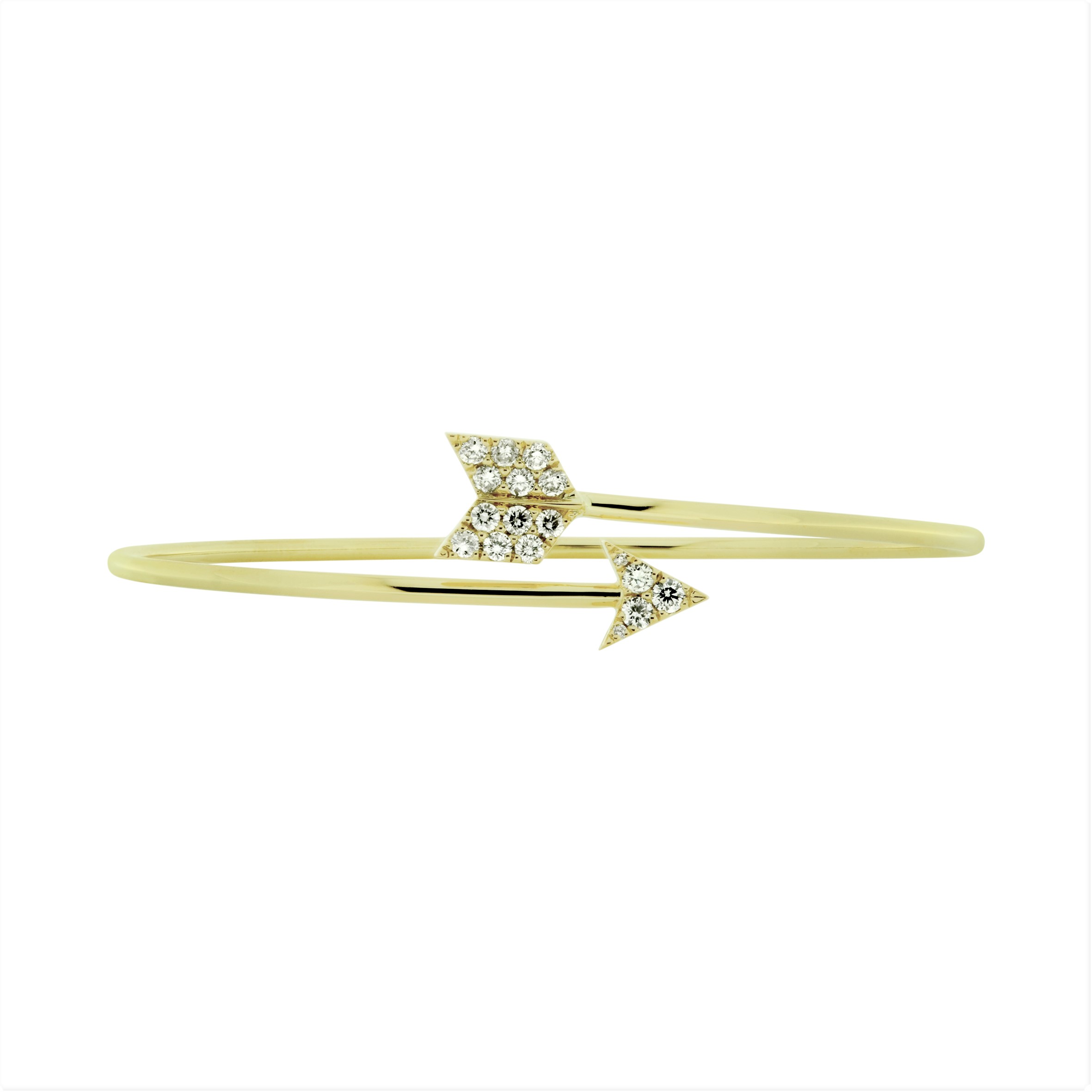 Diamond arrow bangle - 2