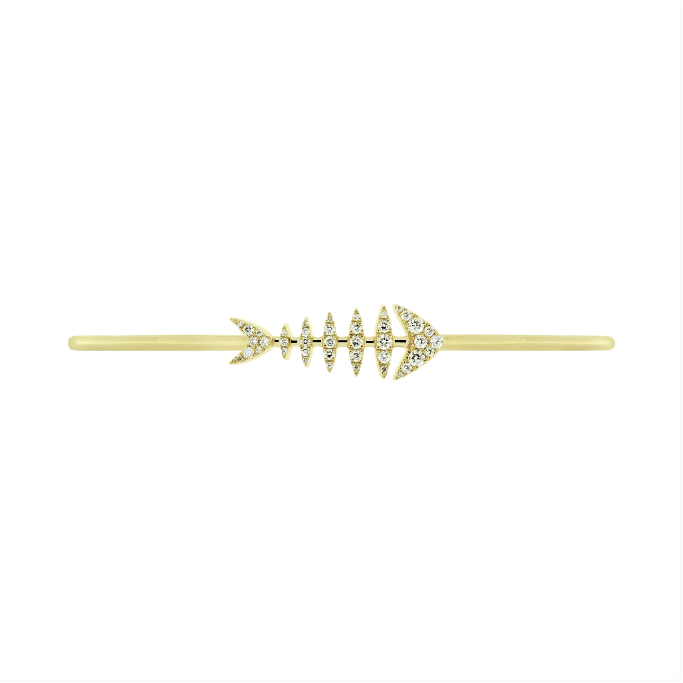 Diamond fishy bangle - 2