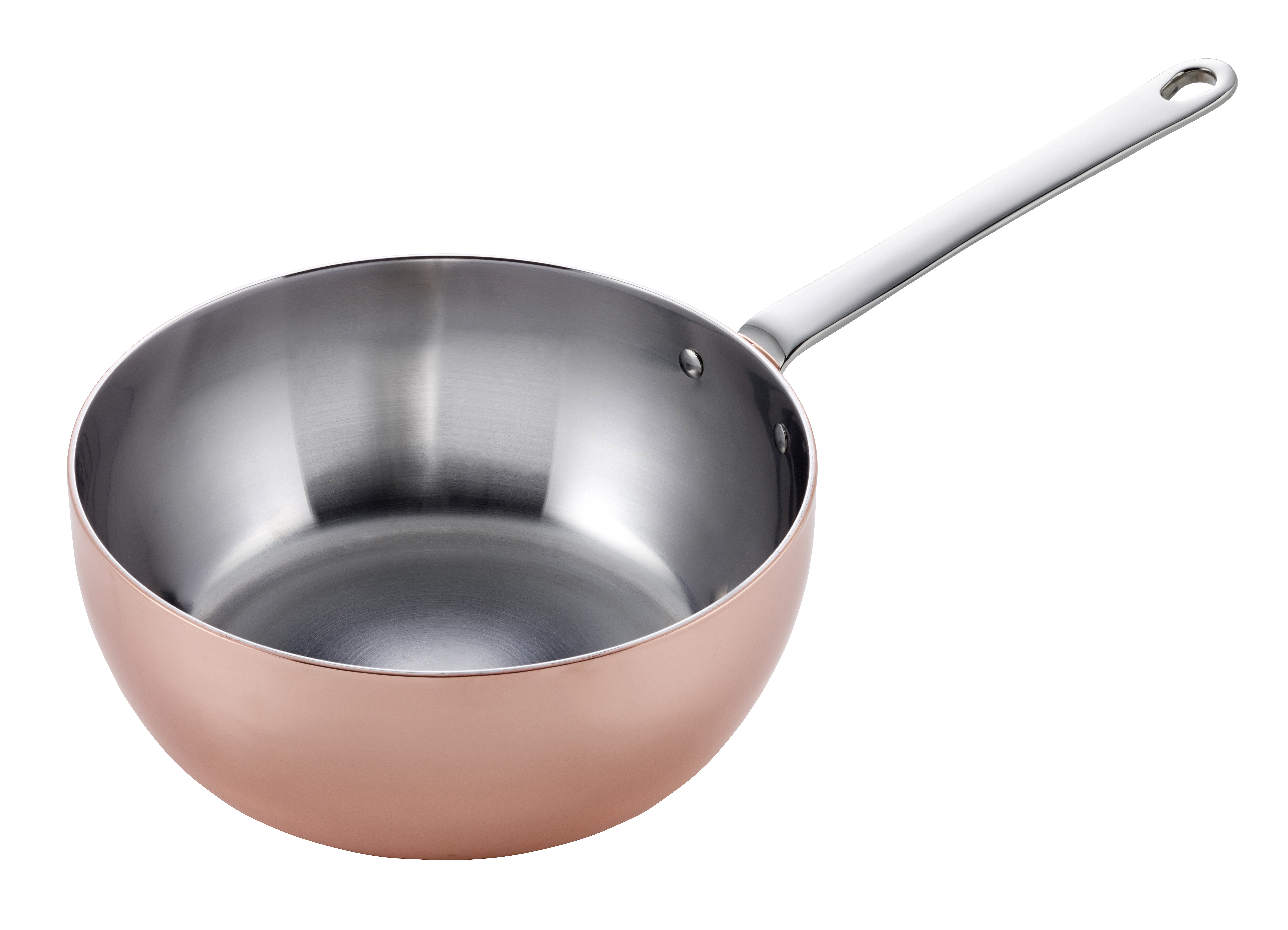 Sauteuse koppar 20 cm/1,8 l för induktion