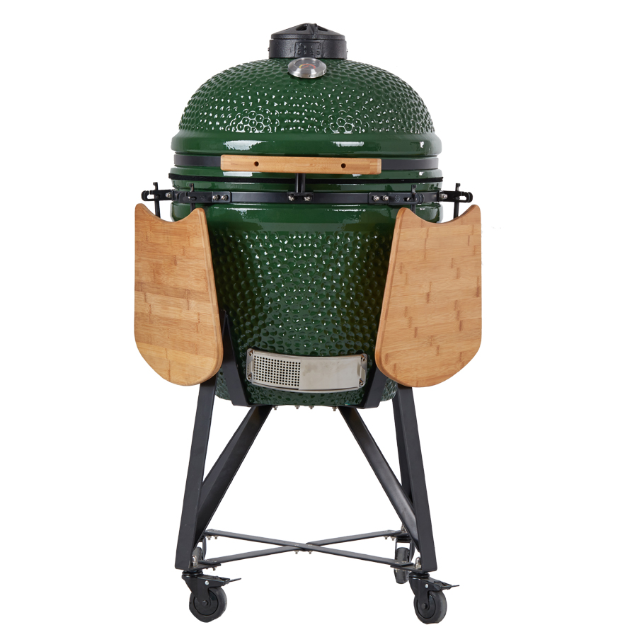 Kamado Sumo Midi Grön - 21" - 47cm + tillbehörspaket