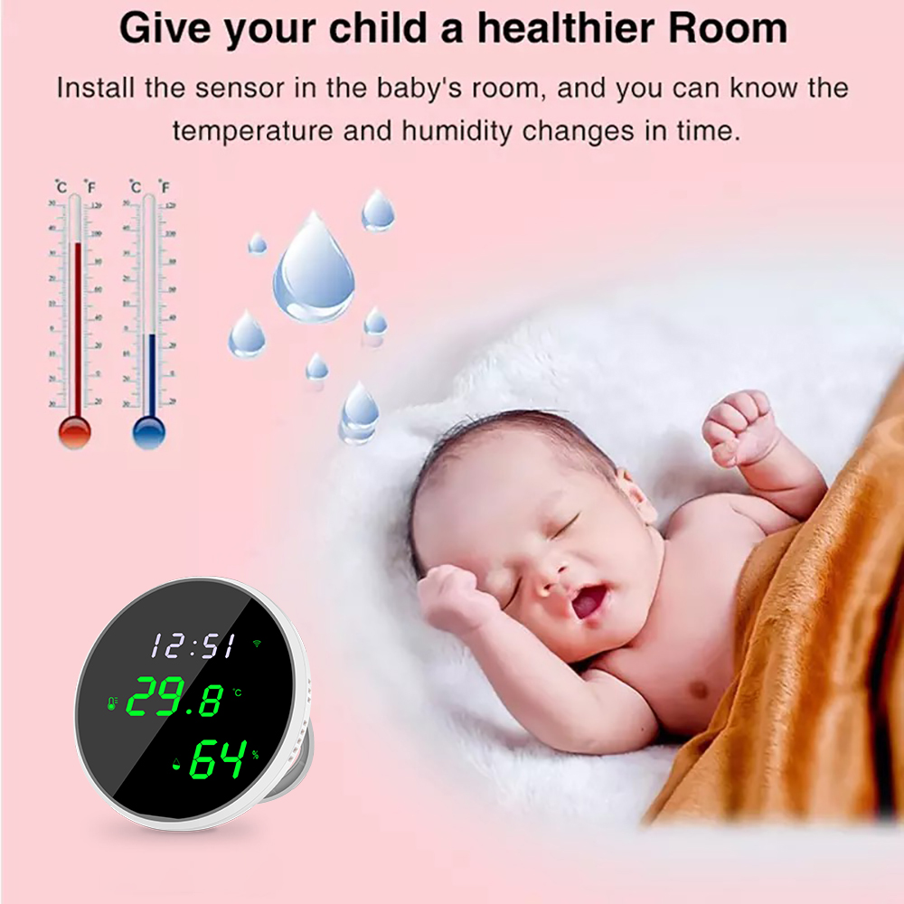 WiFi Termometer+IR med APP, inomhus - 17