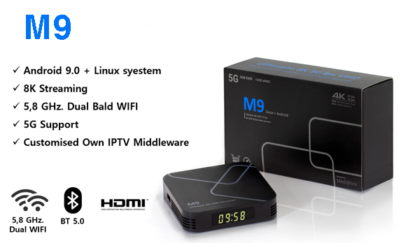IPTV M9 4K UHD  - 2
