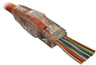 CAT6 kontakter oskärmade RJ45 UTP, 50-p