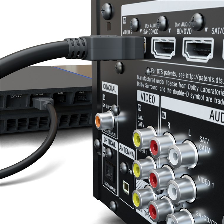 HDMI-kabel High Speed 3 m svart - 5