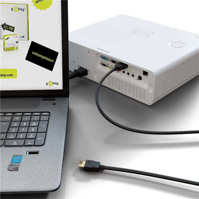 HDMI-kabel High Speed 3 m svart - 4