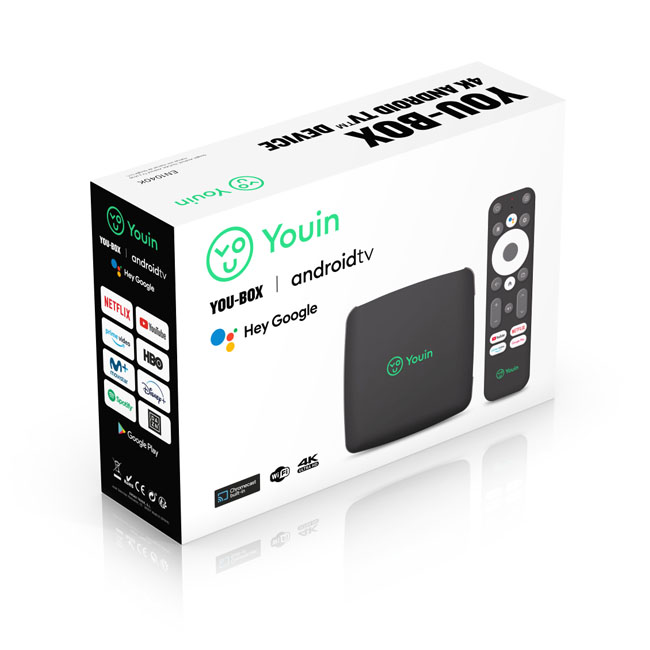 Chromecastbox med IPTV 4K, You-box - 4