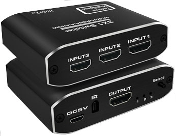 HDMI Switch 3-väg, 4K60Hz