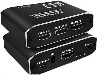 HDMI Switch 3-väg, 4K60Hz