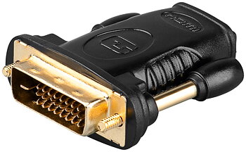 HDMI-hona till DVI-D-hane adapter