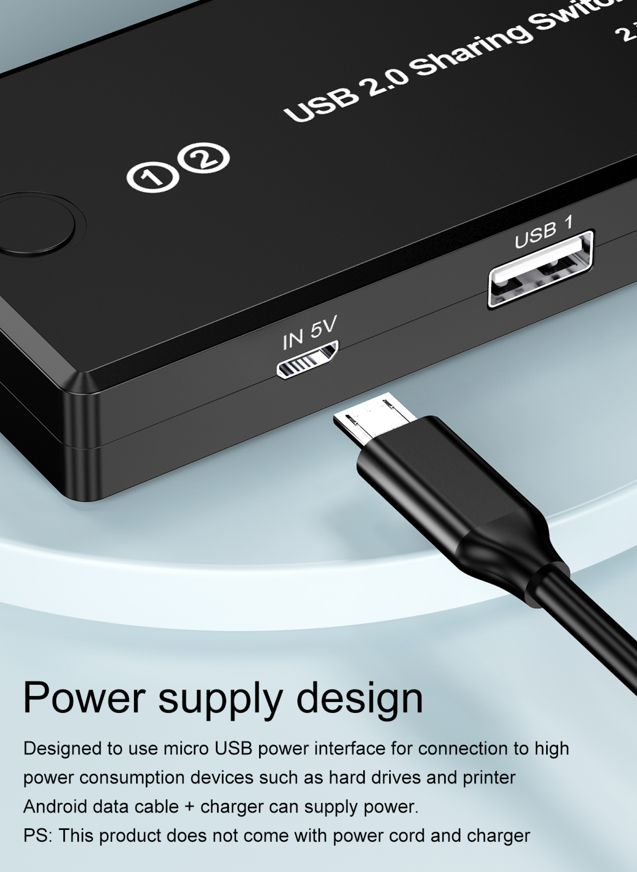 USB2.0 4 port splitter - 9