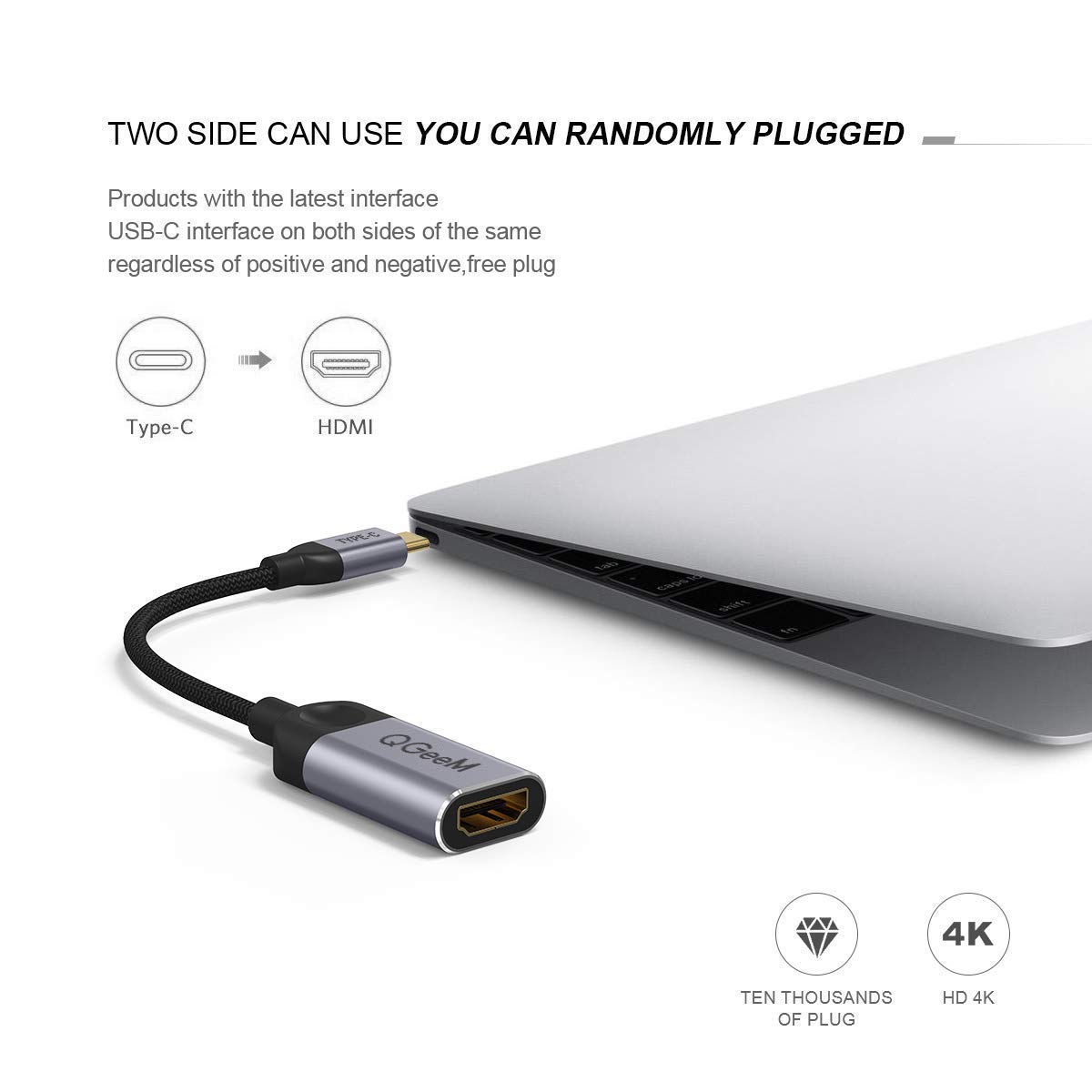 QGeeM USB-C till HDMI - 2