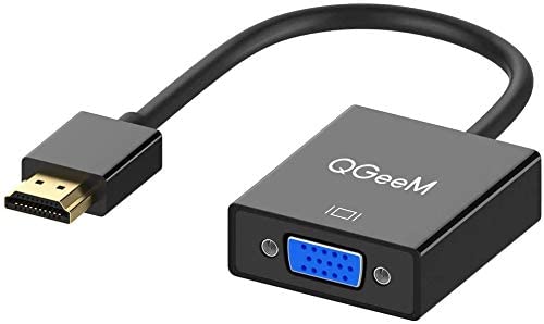 QGeeM - Guldpläterad HDMI till VGA-adapter