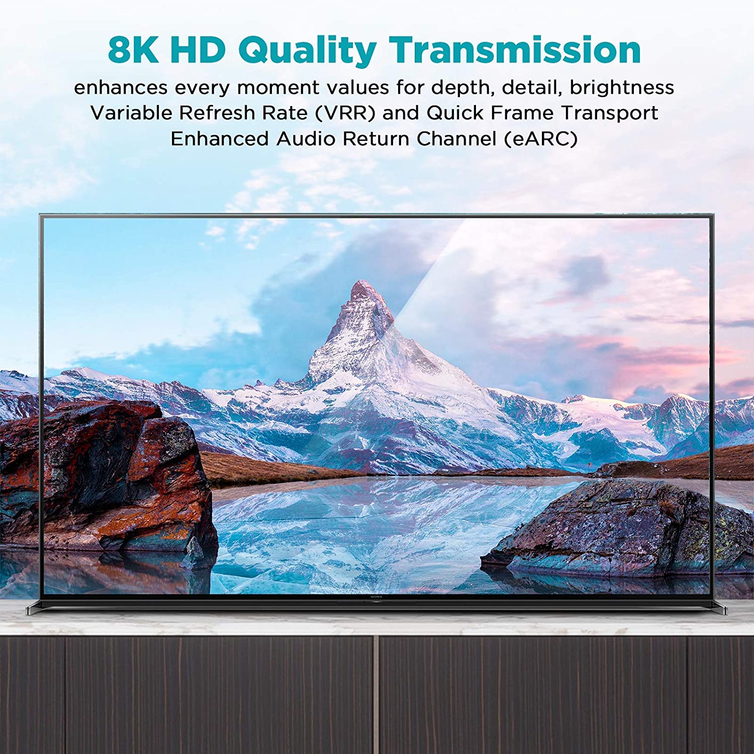 QGeeM HDMI 2,1 kabel 8K 1m - 6