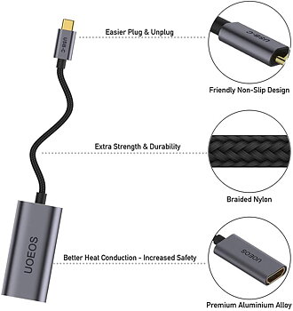 USB C till HDMI 4K60Hz, USB Type-C 3.1-adapter