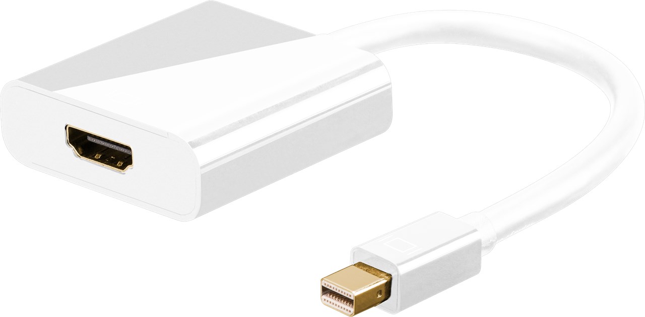 Mini DisplayPort till HDMI adapter kabel 1.2 
