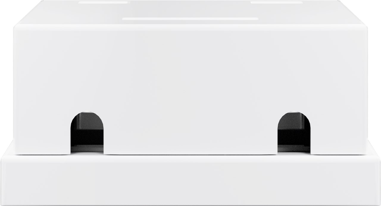 Uttagsbox, 2xKeystone kontakter - 2