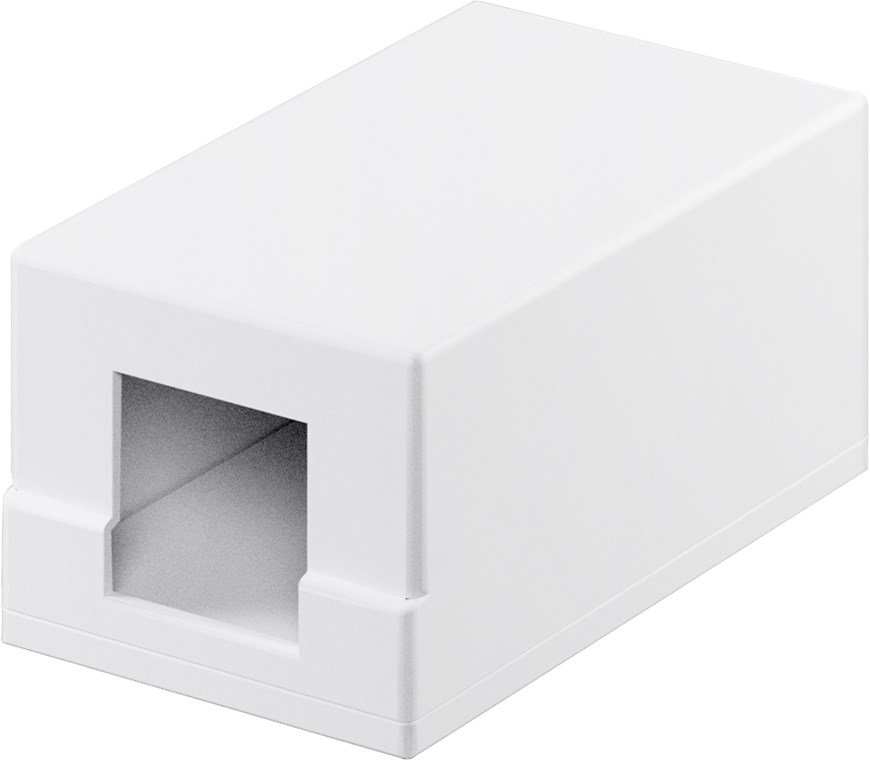 Uttagsbox, 1xKeystone kontakter