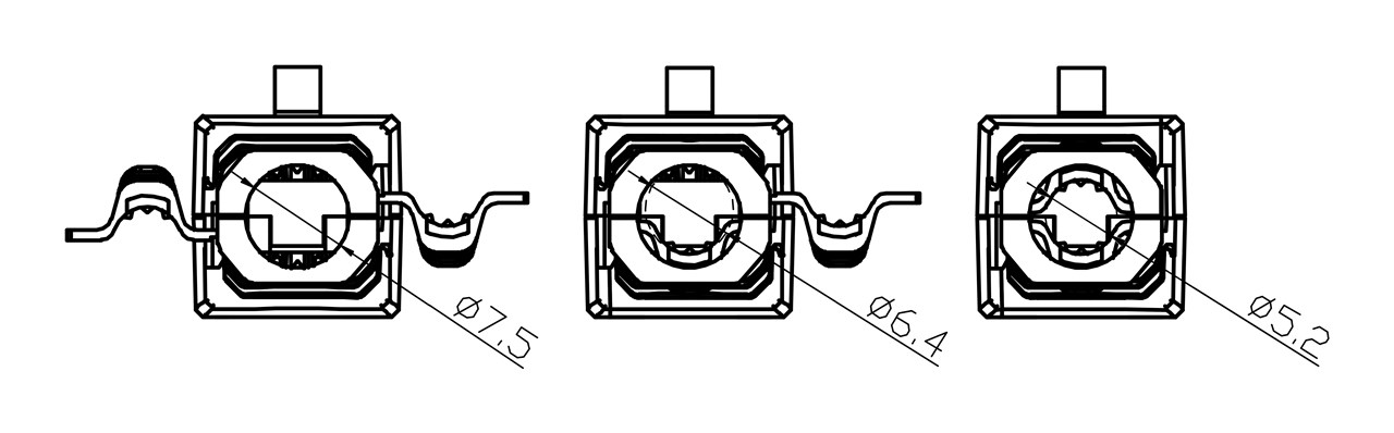 Verktygsfri RJ45 nätverksanslutning CAT 6A UTP - 3